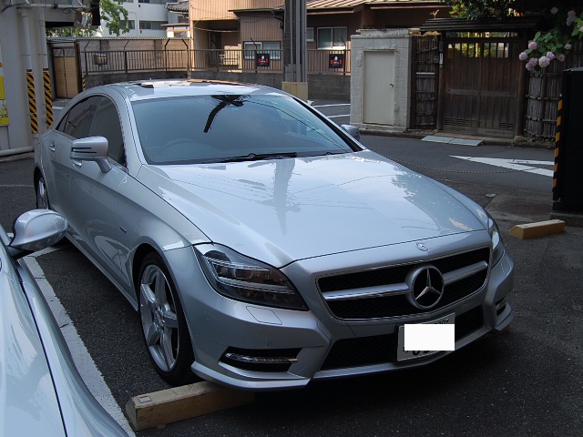 ベンツCLS350AMGフロント