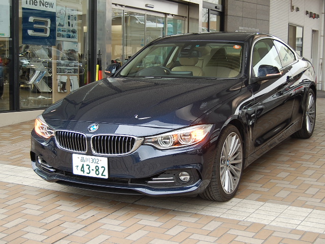 BMW435iクーペ市場車の正面写真